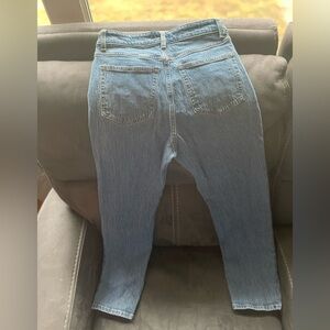H&M, blue denim jeans size 6.